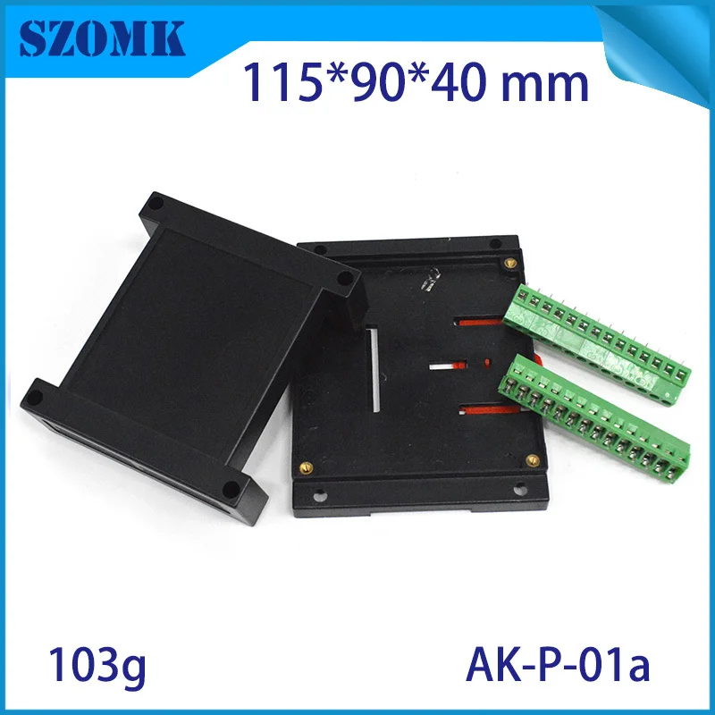szomk electronics plastic enclosure for pcb junction box din rail enclosure control box szomk outlet boxes instrument enclosure box project box plastic housing   (3).jpg
