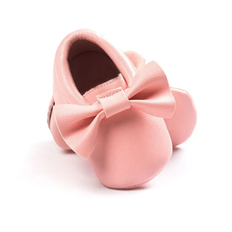18 colors Tassels PU Leather Waterproof Baby Shoes Newborn Moccasin Soft Infants  Prewalker