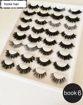 

16 pairs 3d mink and 3d faux mink and mink lashes horse lashes