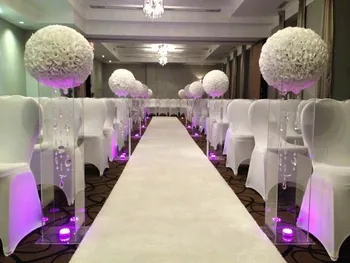 

EMS Free shipping 30cm*12 pcs White kissing ball artificial silk rose flower ball wedding decoration