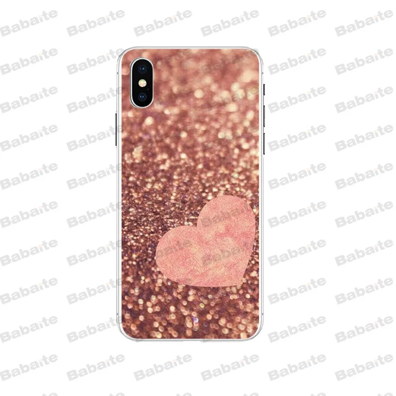 Gold Pink rose Glitter