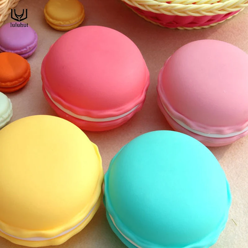 

luluhut Candy color jewelry storage pill box coin mini case home decoration gift storage box macaron earring necklace organizer