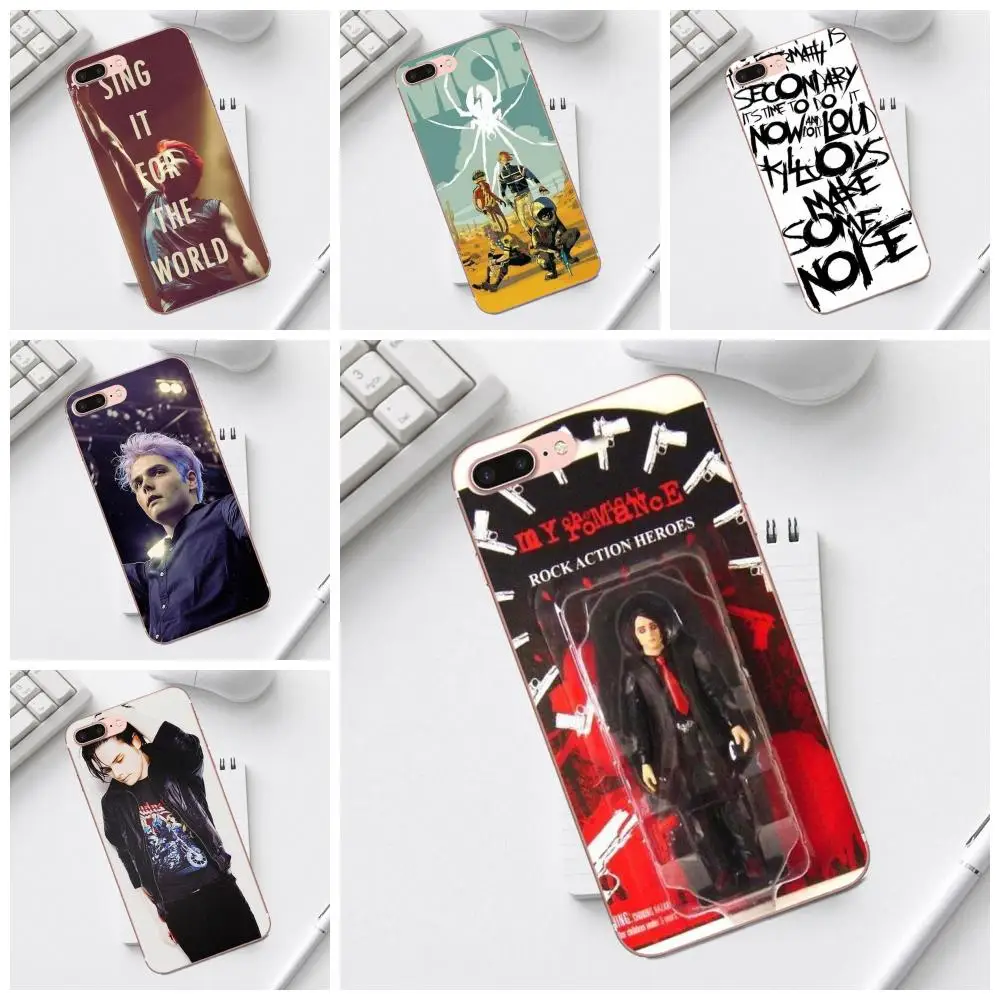 Qdowpz 2018 Gerard Way My Chemical Romance Mcr для iPhone 4 4S 5 5C SE 6 6S 7 8 Plus X XS Max XR Galaxy A3 A5 J1 J3 J5 J7 2017|Бамперы| |