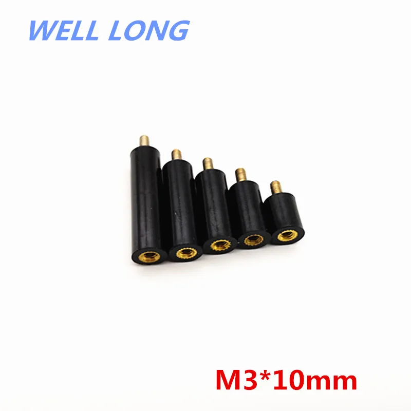 

M3*10 cylindrical screw threaded column double internal thread isolation column bakelite column kit.