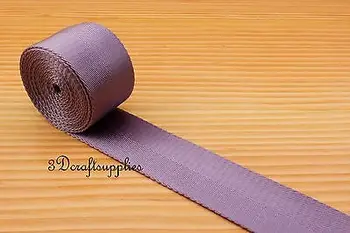 

5 yards 1.5 inch(38mm) heavy weight nylon webbing for key fob strap purple ZA95