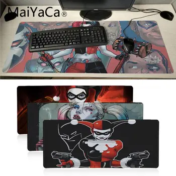 

MaiYaCa Cool New Anime Batman and Harley Quinn DIY Design Pattern Game mousepad Office Mice Gamer Soft Lockedge gaming Mouse Pad