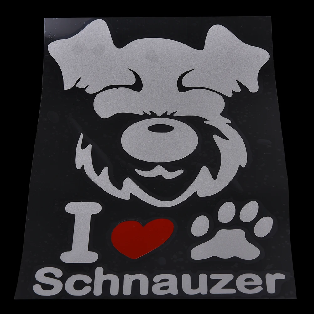 1 шт. стикер для автомобиля s Pet Schnauzer милый рисунок с животными