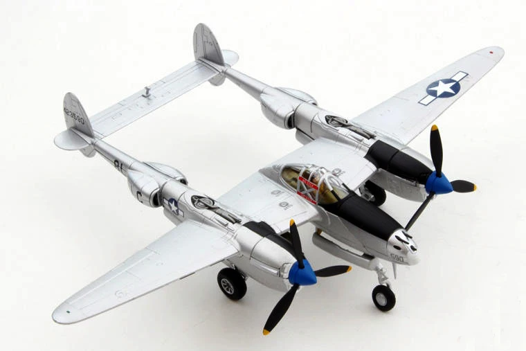 new rare Fine Corgi 1/72 World War II US Army P-38J Lightning fighter AA36613 Collection model Holiday gifts