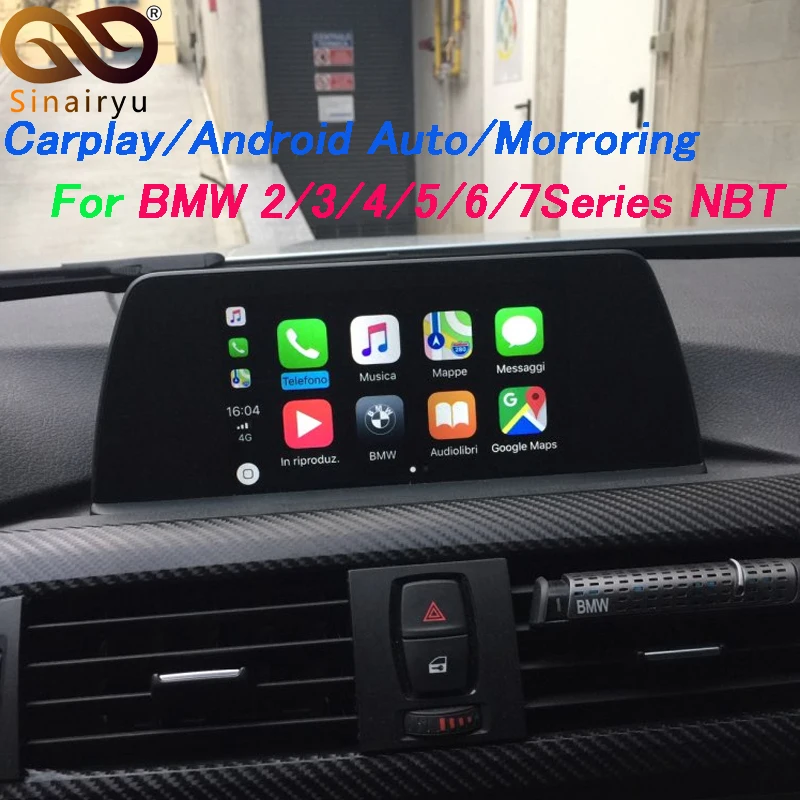 

Sinairyu Reversing Camera Interface Module for BMW 2/3/4/5/7Series With NBT System With Carplay Mirroring