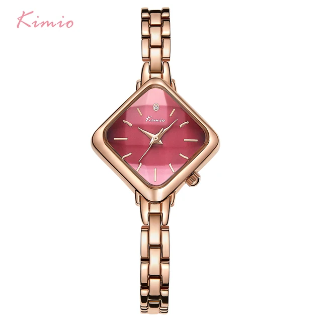 Kimio Brand Woman Bracelet Watch Simple Ladies Rectangle Dress Quartz Watch Stai Kimio Brand Woman Bracelet Watch Simple Ladies Rectangle Dress Quartz Watch Stai