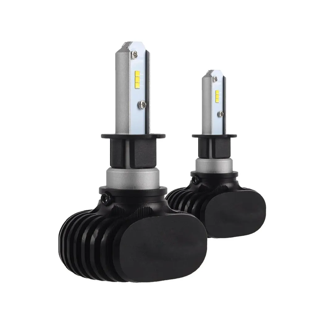 

SCANDIAG H3 LED Headlight Bulbs 50W 8000 Lumens 6000K White Extremely Bright Led Car Headlight Conversion Kit -2pcs