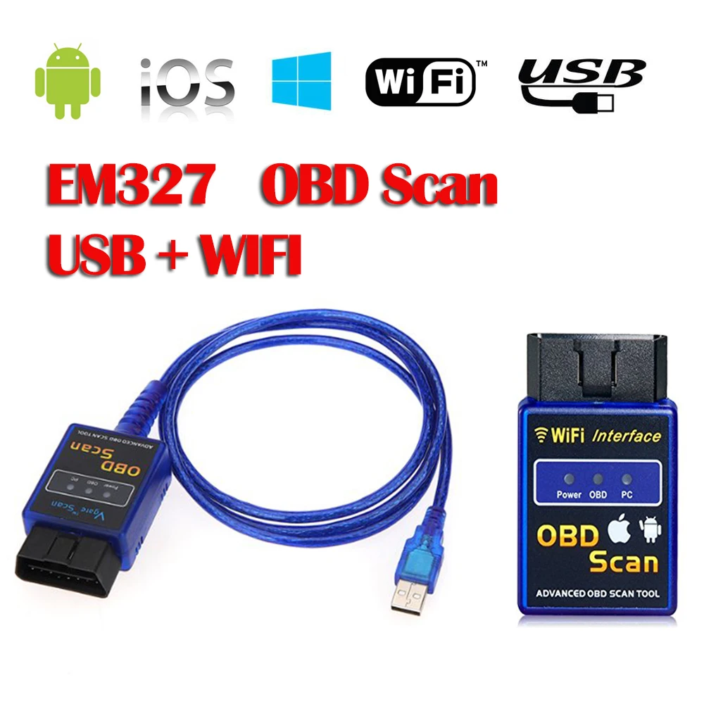 Prix pour Vente chaude! nouveau WIFI ELM327 Auto Scanner Sans Fil OBD2 OBDII Adaptateur ELM 327 Interface OBD2/OBD II Car Auto Diagnostic Scanner Prix pour Vente chaude! nouveau WIFI ELM327 Auto Scanner Sans Fil OBD2 OBDII Adaptateur ELM 327 Interface OBD2/OBD II Car Auto Diagnostic Scanner