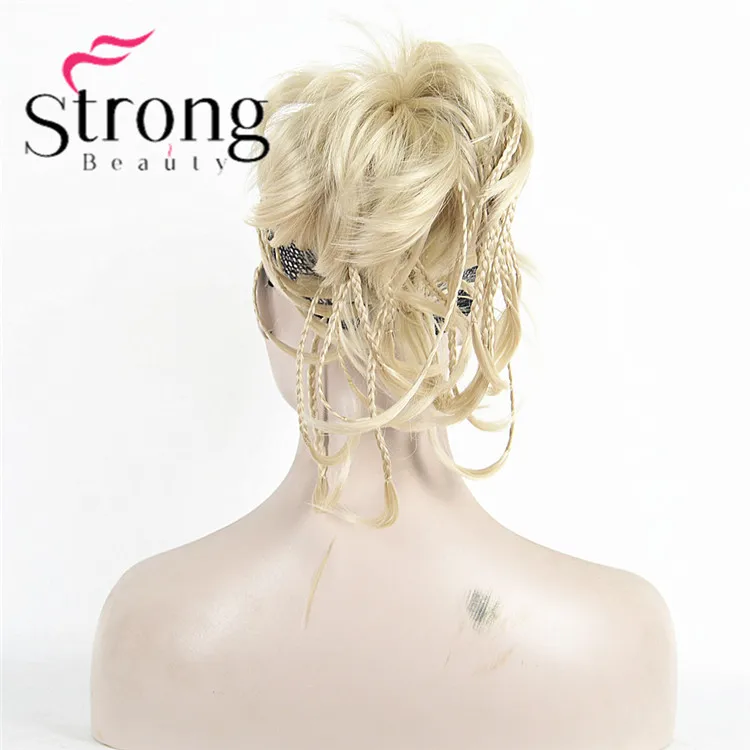 12 Inch Adjustable Messy Style Ponytail Hair Extension Synthetic Hair-Piece with Jaw Claw COLOUR CHOICES fake hair extensions