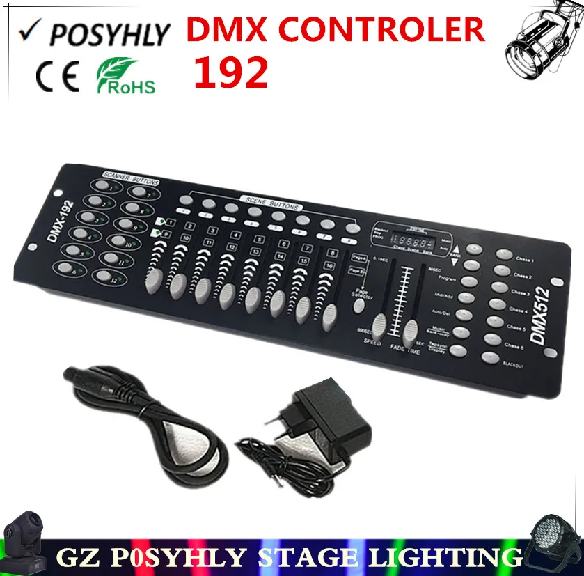 Новинка! 192 DMX контроллер сценические огни dmx512 консоль профессиональное dj оборудование Новинка