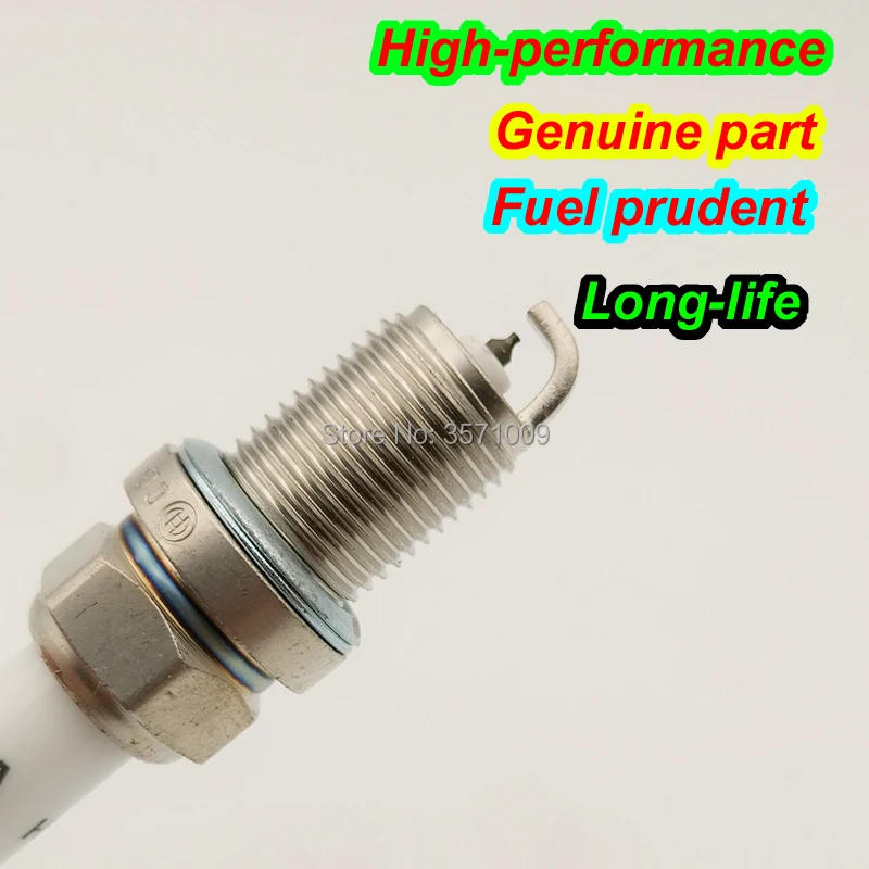 

HOT 4 6 10PCS iridium Spark Plug 06H905611 06H 905 611 high quality car ignition plug For 0241245670 GTI MK5 MK6 B6 B7 2.0 TFSI