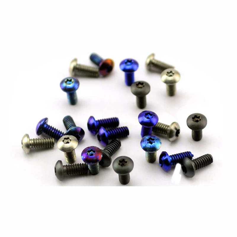 

M2.1 Knife screw Titanium alloy T6 Plum blossom nut 10 pieces