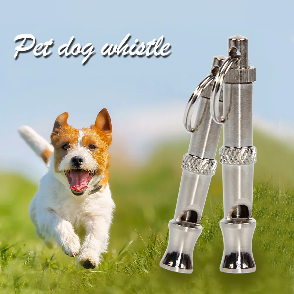 Adjustable Pitch Training Whistle Ultrasonic High Frequency for Pet Dog KeyChain | Дом и сад