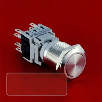 

Self-locking metal button switch 19mm for machine or equipment,2pcs/lot