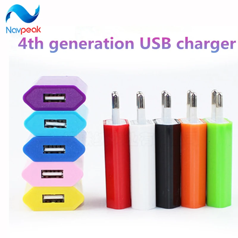 4 го поколения зарядное устройство usb зарядка головка 1A для Android телефон планшет