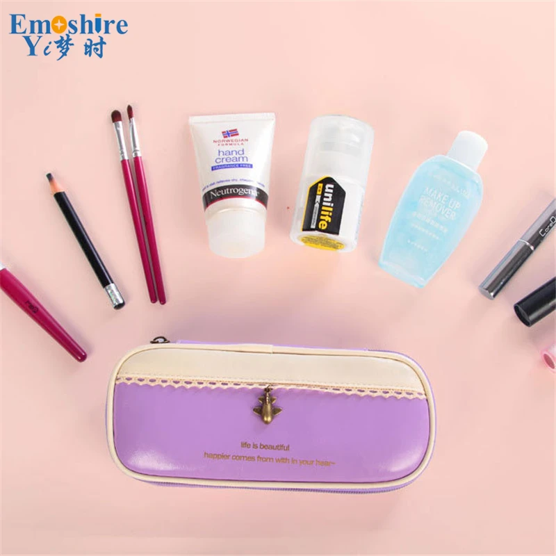 Emoshire Exclusive Cute Large Capacity Student Pencil Bag Multifunctional Pencil Box Simple Men and Women Korean Creative Stationery (1)