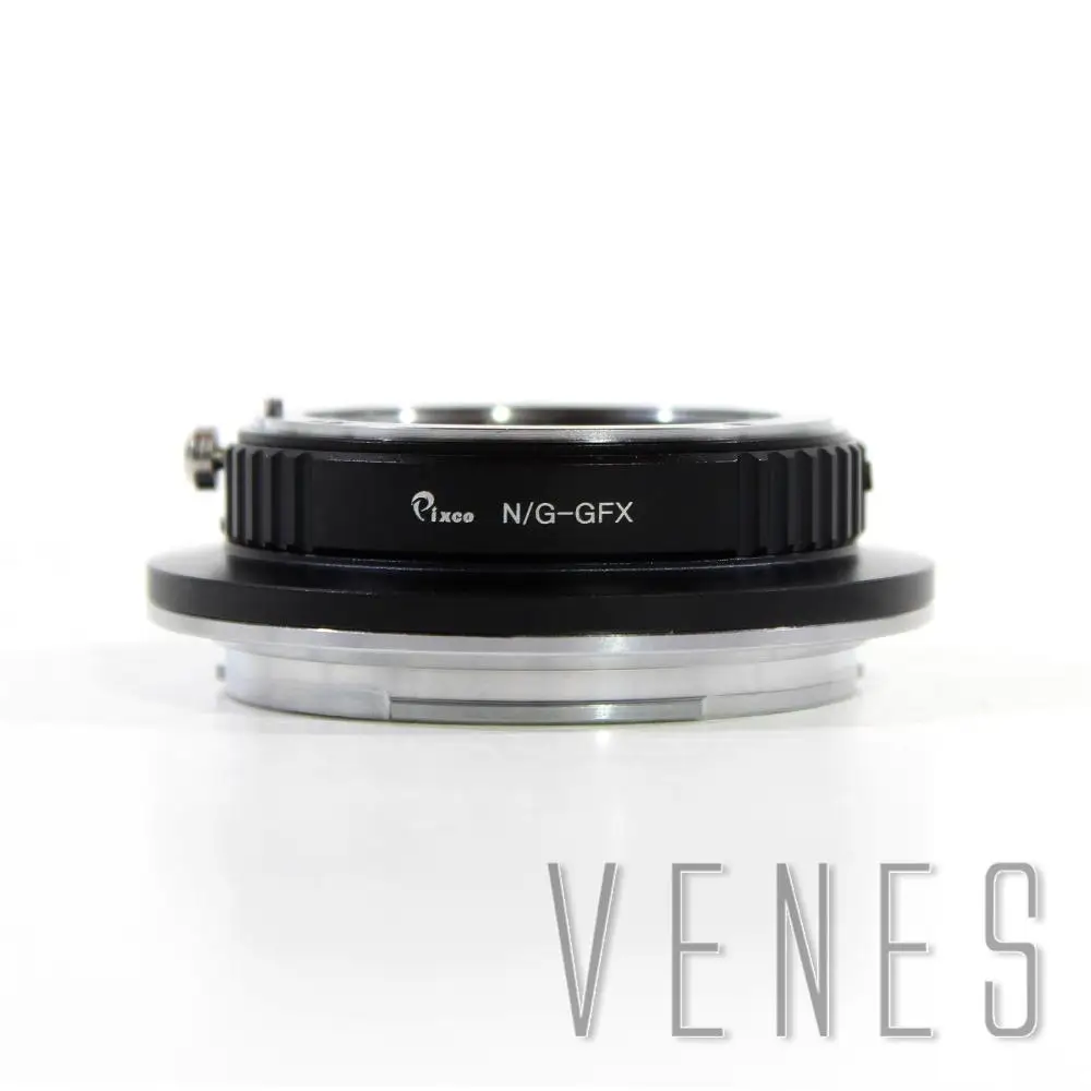 Pixco N/G-GFX Lens Adapter Suit for Nikon G Mount Lens to Fujifilm G-Mount GFX Mirrorless Digital Camera such as GFX 50S