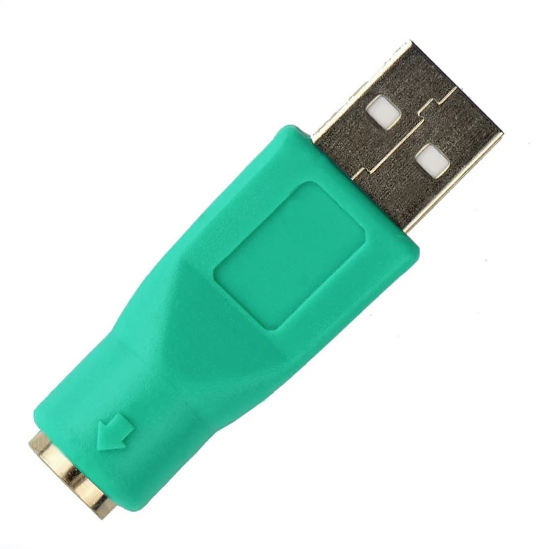 

centechia Green USB converter PS2 interface converter PS / 2 to USB adapter head to U port USB switch keyboard mouse plug