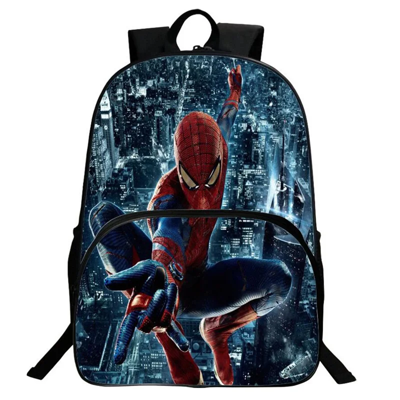 New Nylon Marvelled Backpack The Avengers Spider Man Backpack Mochila ...