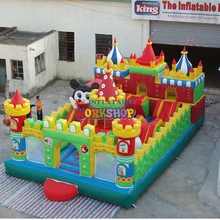  The children's Park custom inflatable Cartoon mouse amusement park