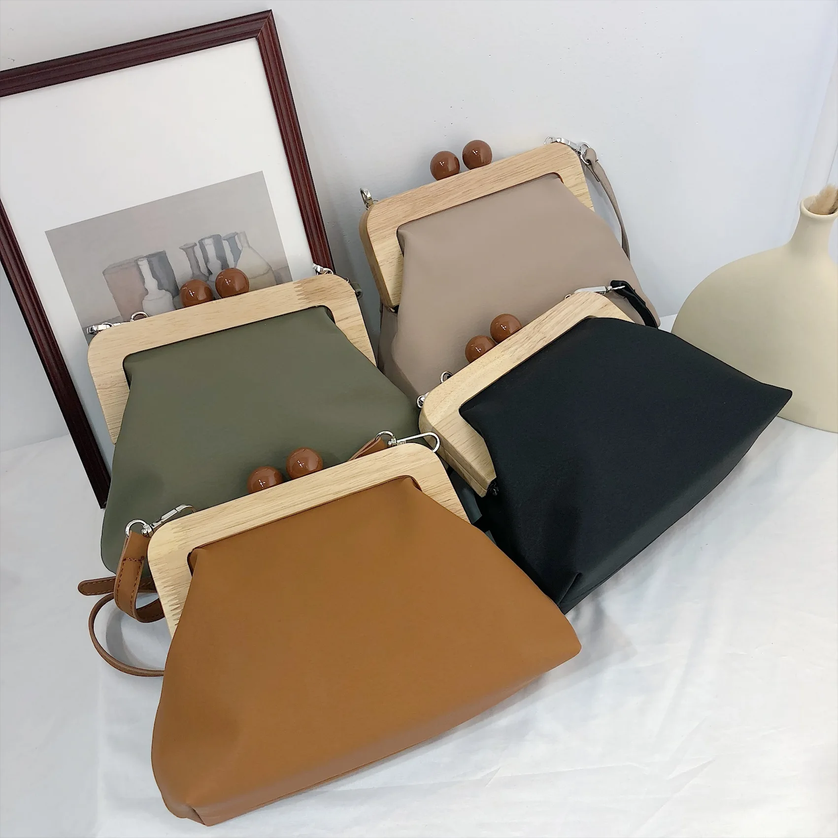 2019 Mulheres De Luxo Saco Retro Simples