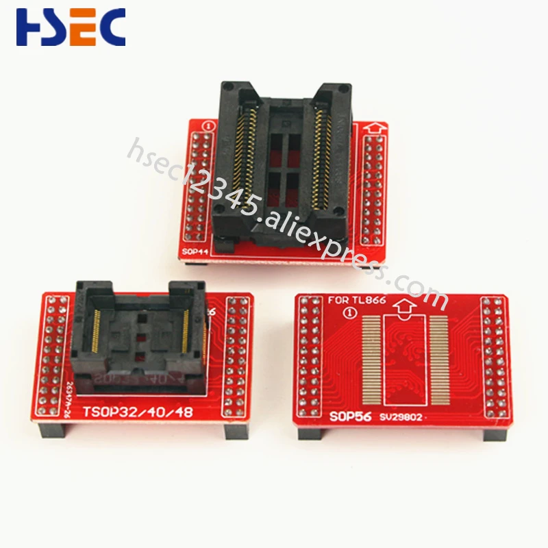 8pcs Original V3 TSOP48/40/32 socket SOP44 /56 adapter of XGecu