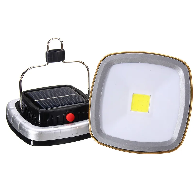 

Smuxi Portable Outdoor Camping Tent Light 3W 300LM COB LED Solar Power USB Rechargeable Hanging Lamp Lantern For Hiking Fishing