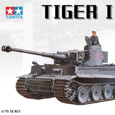 

Tamiya Military Tank Model 1:35 Scale Tiger Panzerkampfwagen VI Ausf E Sd Kfz 181 Tank Building Kit Tank Hobby DIY 35216