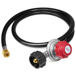 Высокого давления пропан 0-20 Psi настраиваемый регулятор с 4Ft Qcc1/Type1 шланг-подходит для горелка на пропане фритюрница для индейки курильщика и