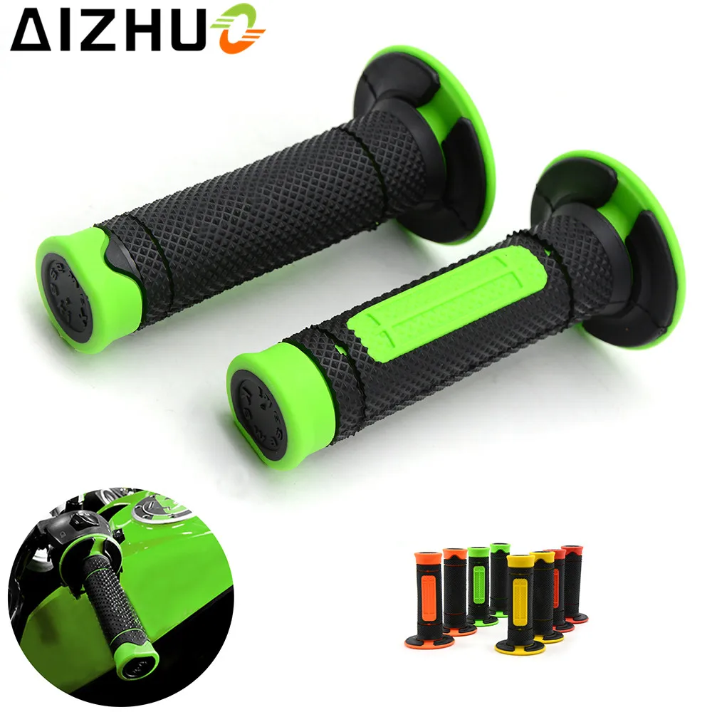 

Motorcycle Handle Grip Rubber 22MM Handlebar Grips For Kawasaki Z250SL Z800 Z900 Z1000 Z1000SX KLE650 ZZR 600 ZX6R ZX 636 ZX6RR