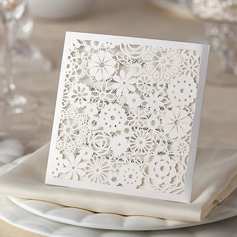 Flower Invitation Card