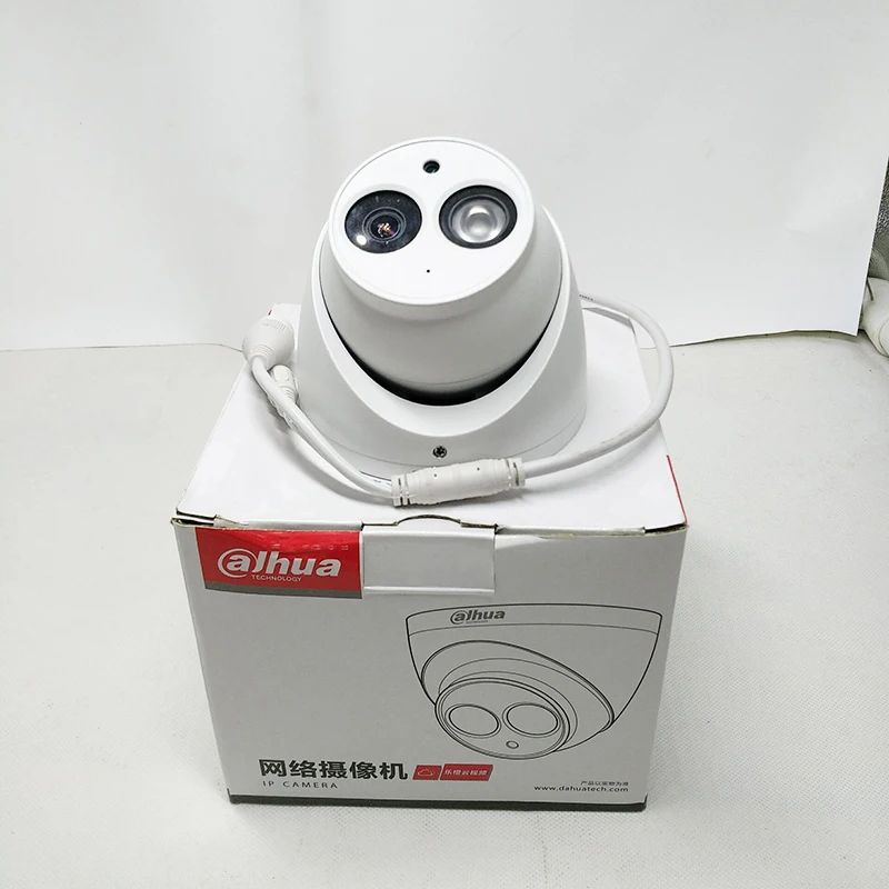  Dahua H.265 6MP IP Camera IPC-HDW4636C-A Metal casing Built-in MIC IR50m IP67 IK10 multiple languag