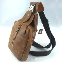 Натуральная кожа мужская сумка модная повседневная Высококачественная Мужская нагрудная сумка первый слой из воловьей кожи мужская дорожная сумка маленькая сумка
