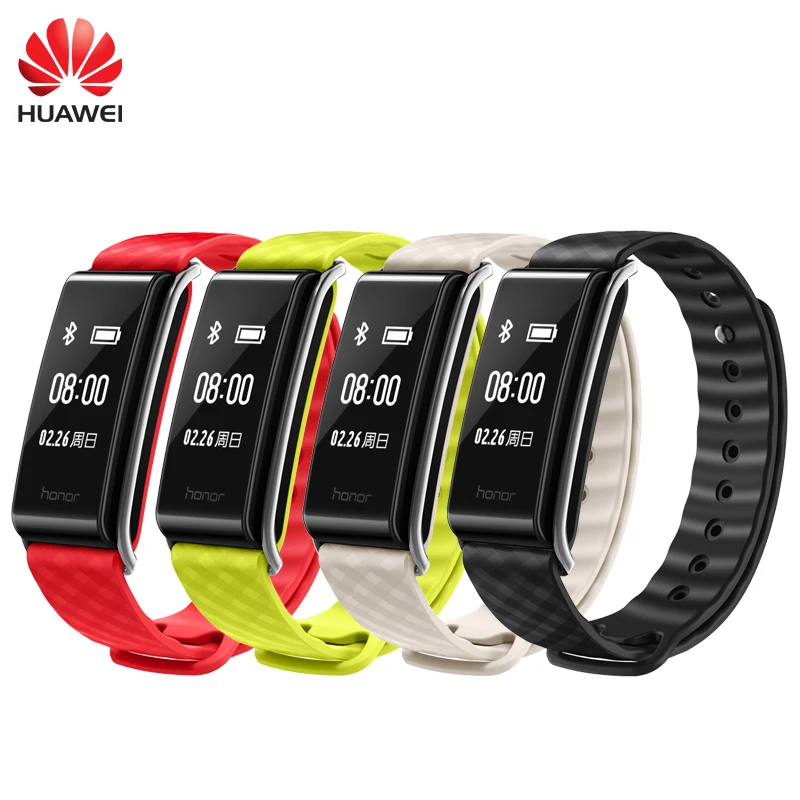 

Huawei Honor Band A2 Smart Bracelet Fitness Tracker 0.96" OLED Screen Heart Rate Monitor Display Message End Call IP67