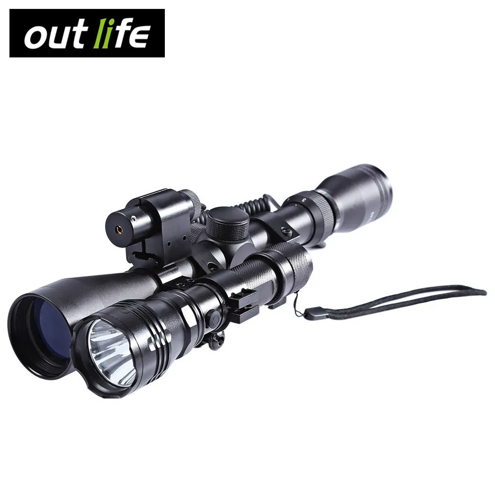 Buy Hunting Optics Scope Riflescope Laser Flashlight