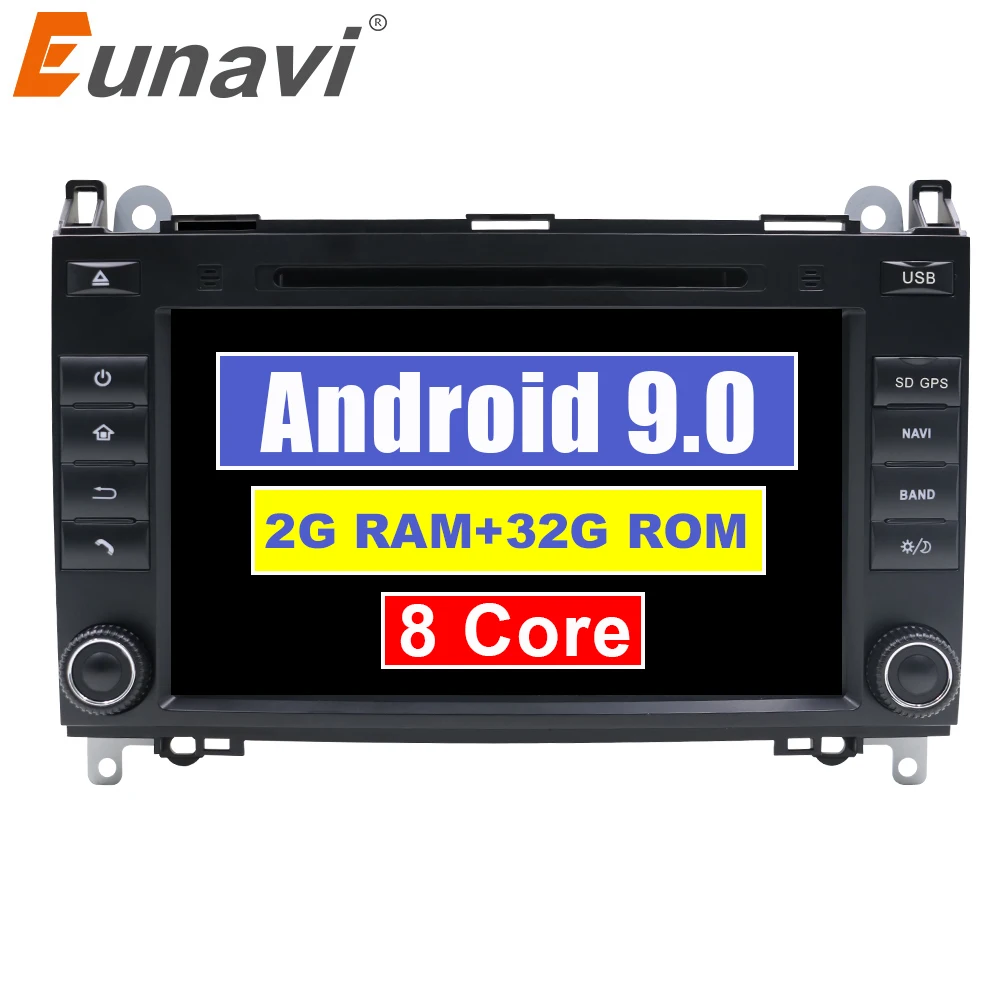 Perfect Eunavi Android 9.0 2din Auto Car Radio DVD Multimedia For Mercedes Benz B200 A B Class W169 W245 Viano Vito W639 Sprinter W906 0 Perfect Eunavi Android 9.0 2din Auto Car Radio DVD Multimedia For Mercedes Benz B200 A B Class W169 W245 Viano Vito W639 Sprinter W906 0