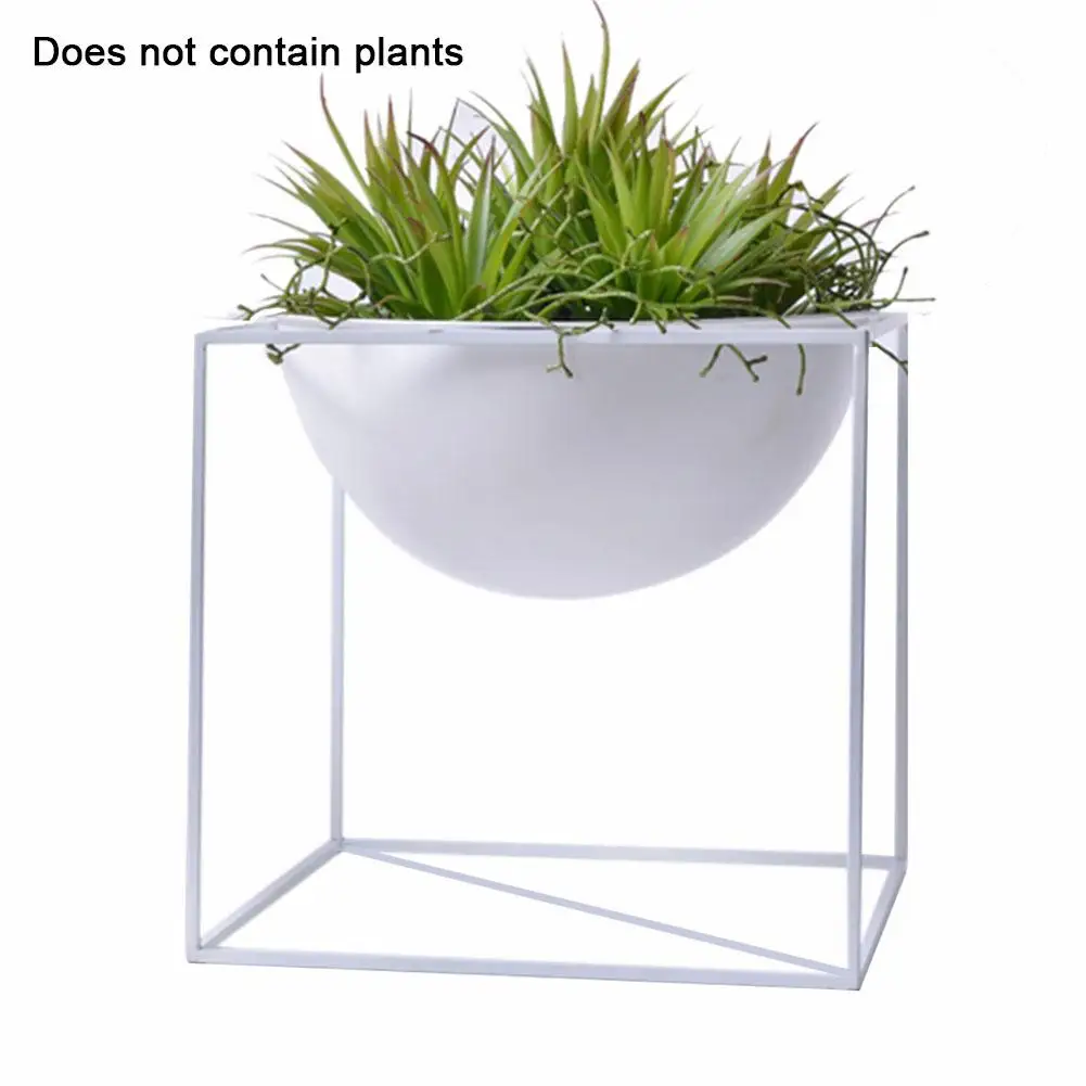 Белый Европейский суккулентный цветочный горшок подставка для цветов железная Балконная бонсай с ящиком для хранения комнатных цветов подставка для фруктов горшок дисплей - Цвет: Белый