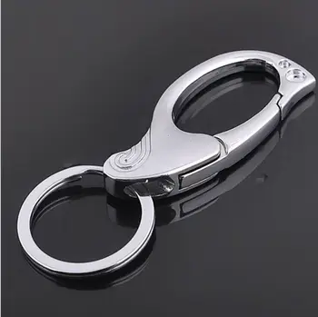 

FREE Shipping by FEDEX 100pcs/lot 2016 Hot New Concision Style Keychains Zinc Alloy Car Keyrings for Men