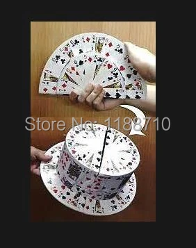 翌日発送可能】 △カードファン to トップハット△マジック△手品