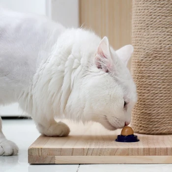 

2x2x1cm Cat Snacks Catnip Candy Licking Solid Nutrition Gel Energy Ball for Cats Kittens Increase Drinking Water Help Digestion