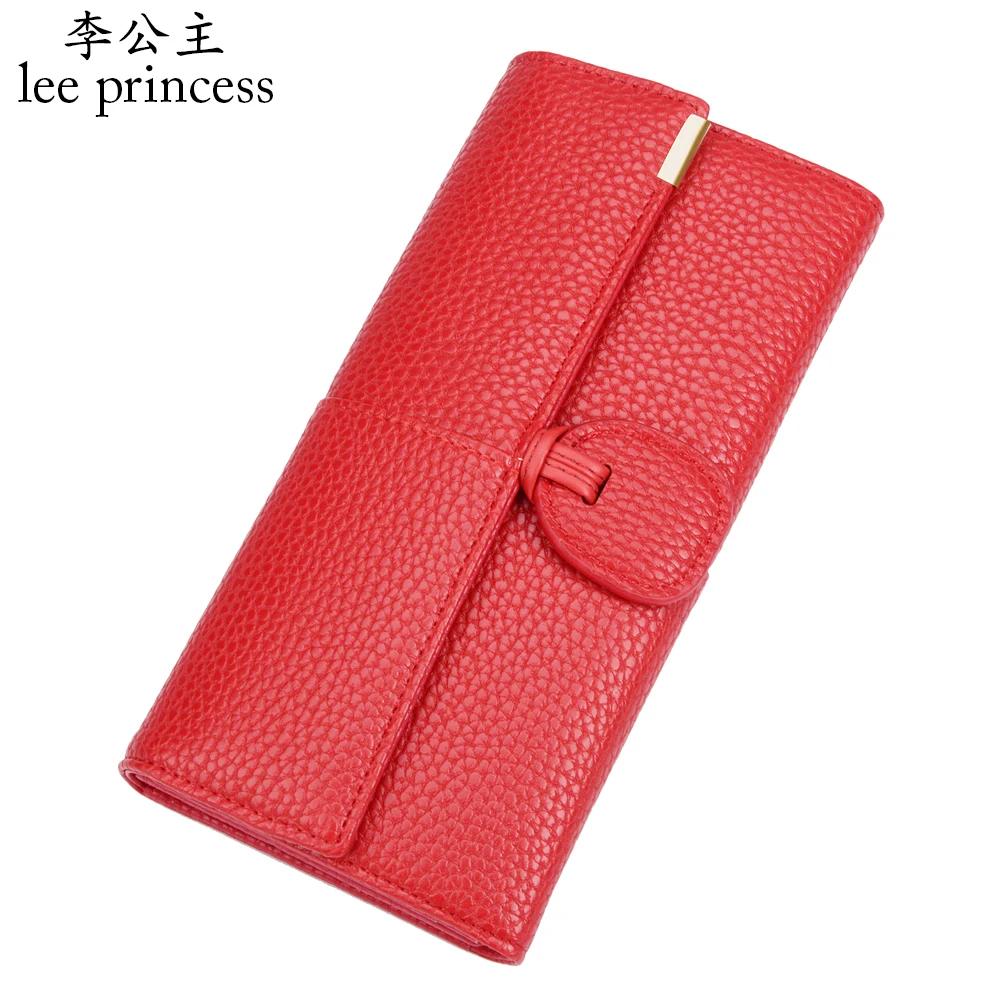

Lee Princess Luxury Long Wallet Women With Soft Skin Pu Phone Bag Coin Purses Holders Ladies Purse For Girls Wallets Female