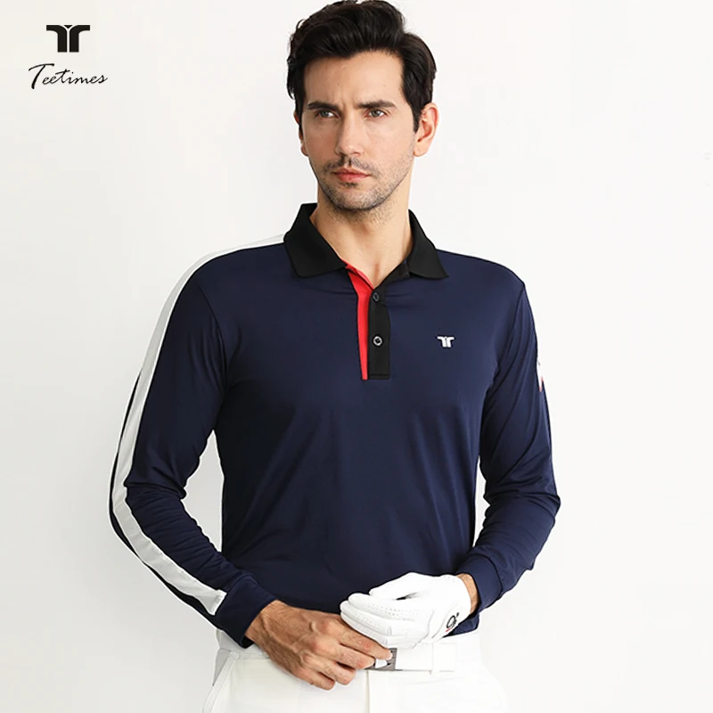 

Autumn Winter Golf Apparel Men's Long-Sleeved T-Shirt Sweat-Absorbent Breathable Men's POLO Shirt Golf Shirt For Men