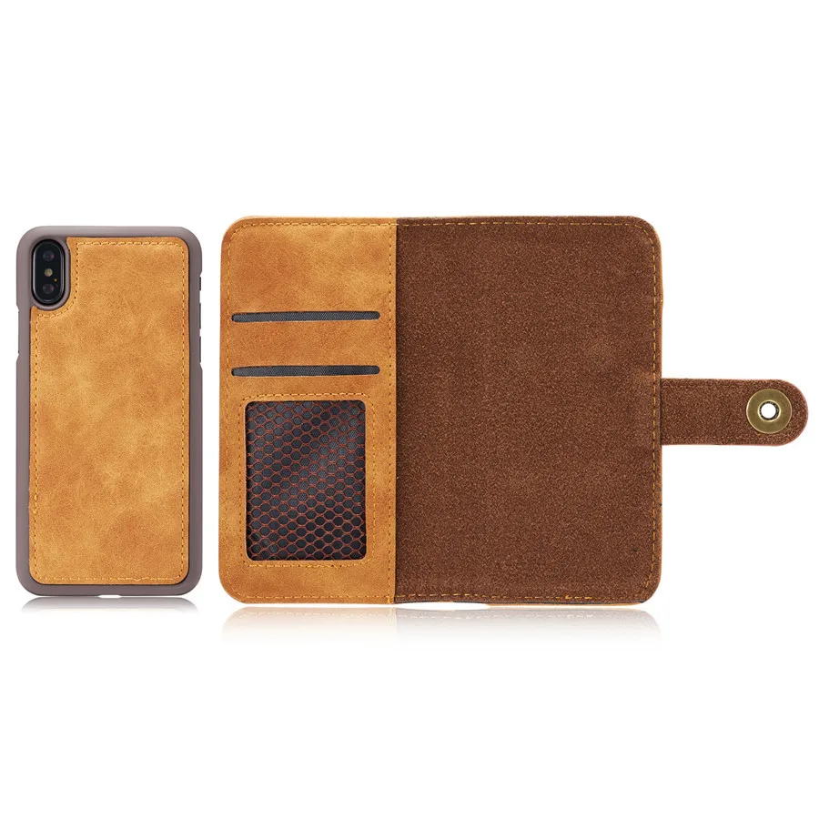 Кожаный чехол книжка для Iphone Xs Max Xr 7 8 6 6s Plus|Бамперы| |