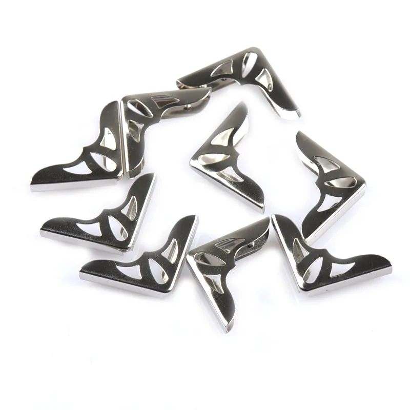 

Metal Craft Silver Corners Accessories Decor Books For Gift Box DIY Albums Photo Menu 30Pcs Scrapbook Corner Protector C1850
