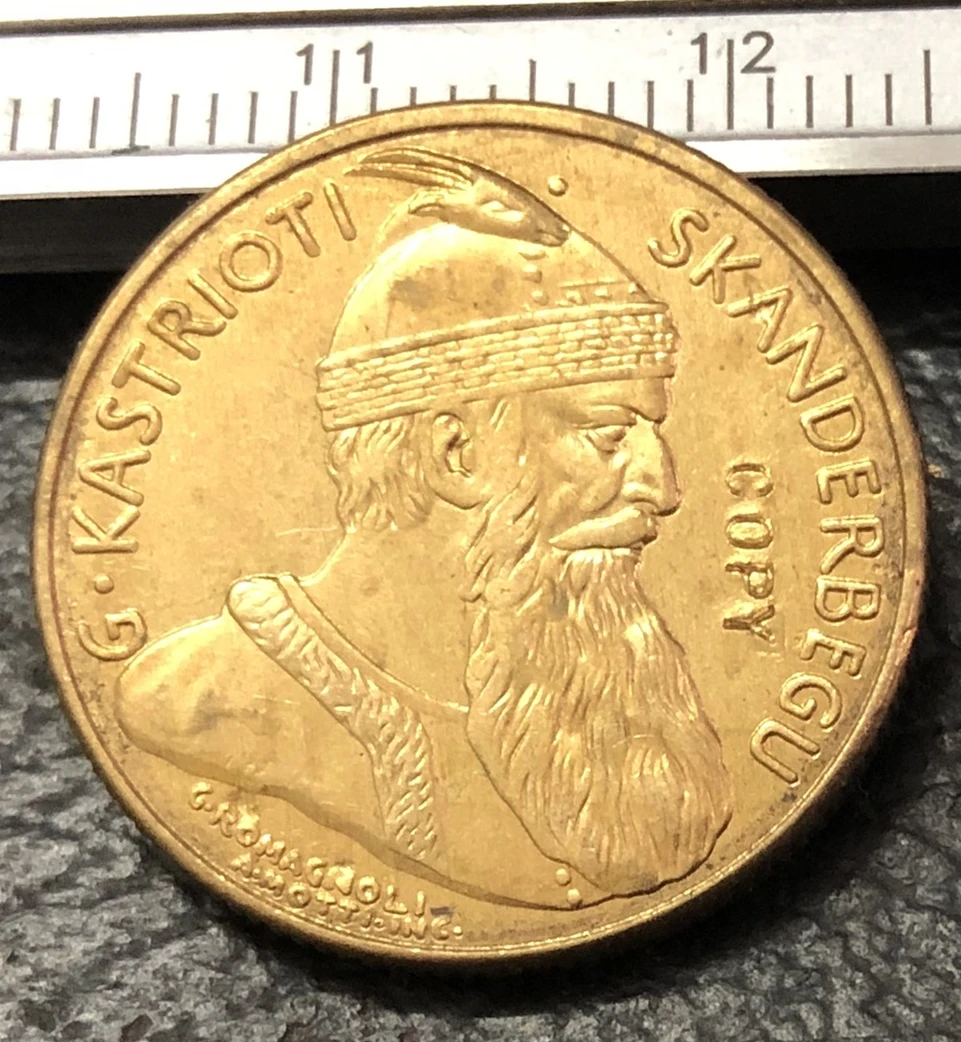 1926 Albania 20 Franga Ari Zog I Prova Gold Coin CopyNoncurrency