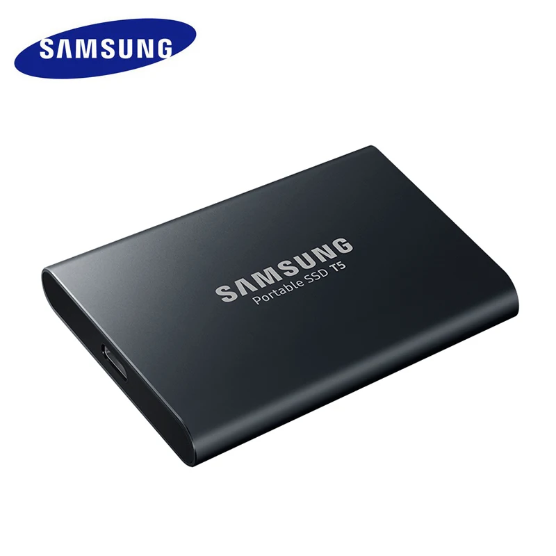 Samsung T5 портативный SSD 250 ГБ 500 1 ТБ 2 ТБ USB3.1 Внешние накопители USB 3,1 Gen2 и обратная совместимость с USB для ПК